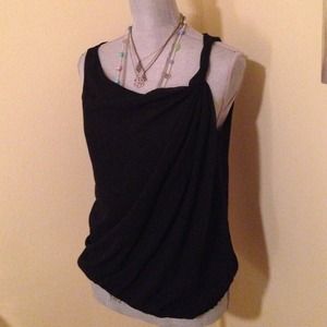 Express Chiffon asymmetrical top