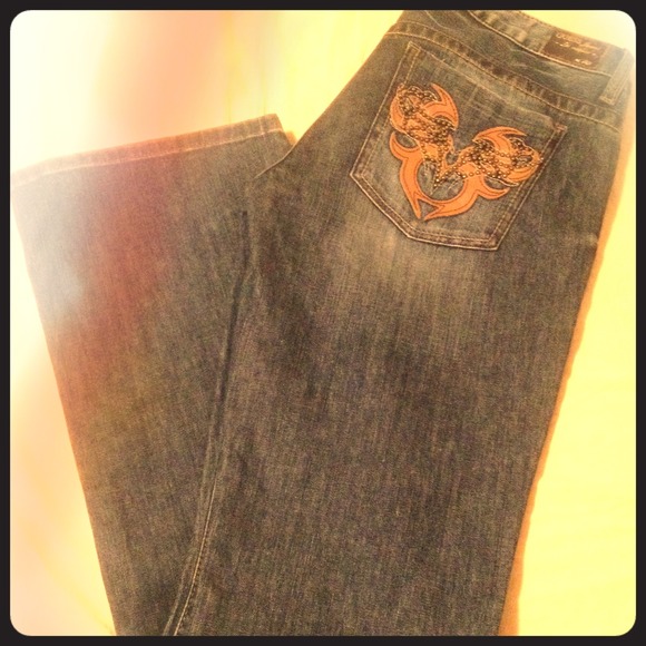 Los angeles GUESS jeans boot cut destressed