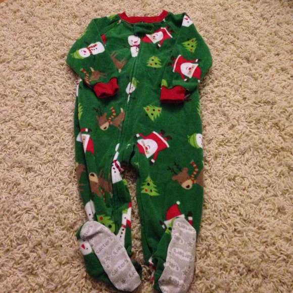 Christmas Footie blanket sleeper