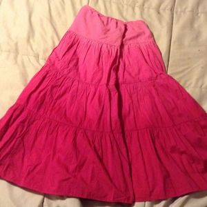 Full Pink Skirt