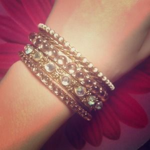 set of bangle bracelets from forever 21