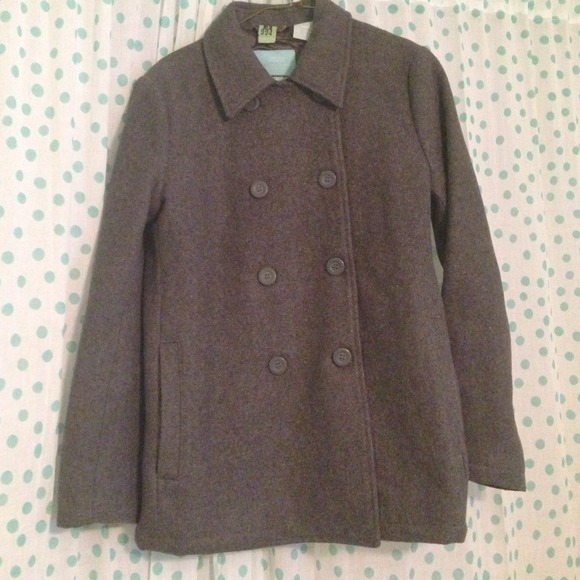 Grey Delia's pea coat