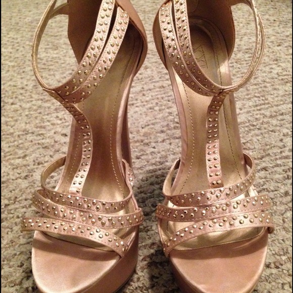Gold Platform Heels