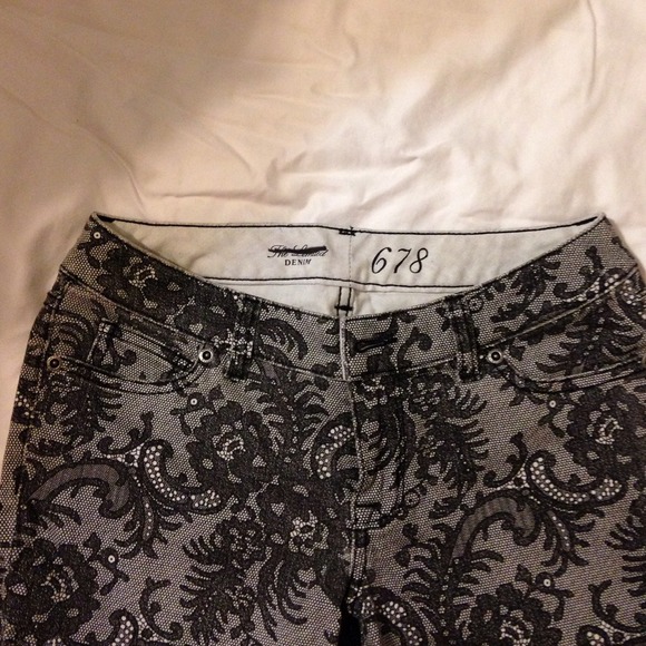 The Limited Paisley Print Jeans - Picture 2 of 2