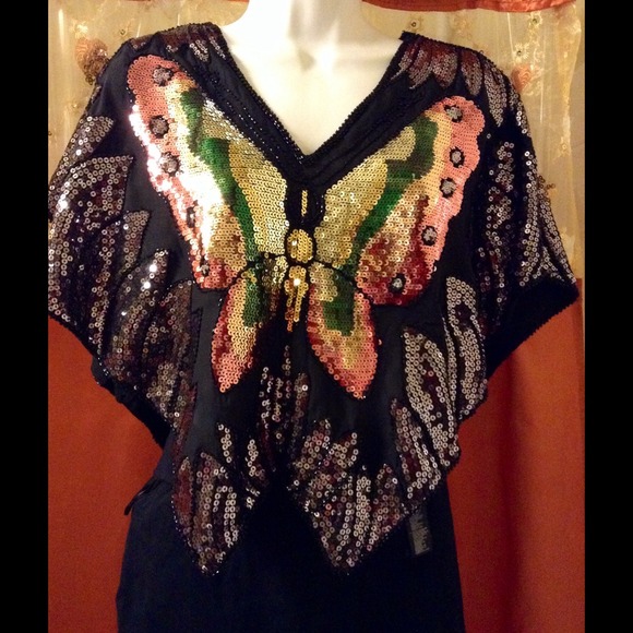 Butterfly sequin top *on sale*