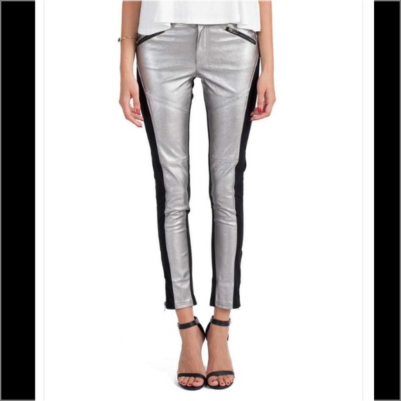 Metallic pants