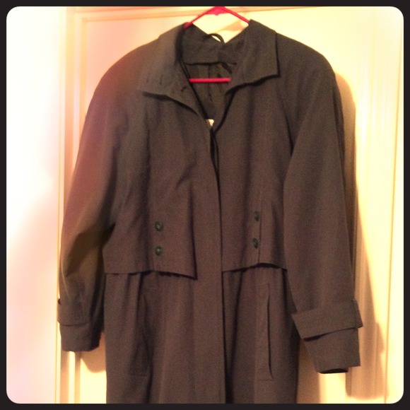 Hunter Green Trench Coat