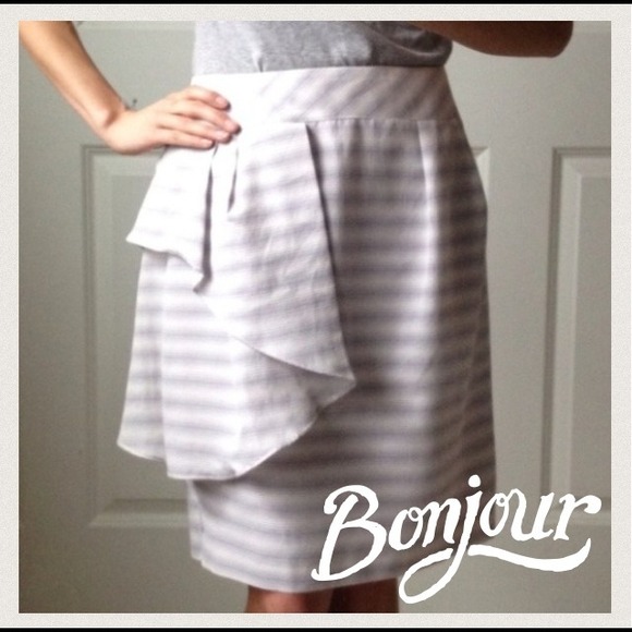 Anthropologie | Side Peplum Skirt