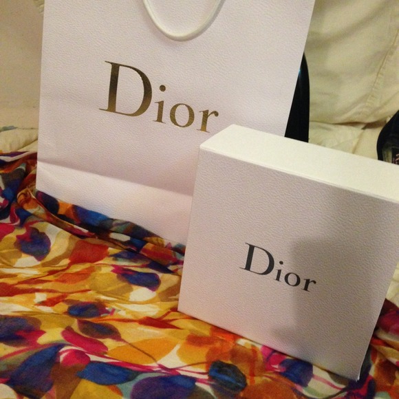 Dior gift bag and gift box