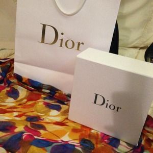 Dior gift bag and gift box