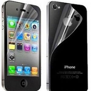 iPhone 4 screen protector anti glare front + back