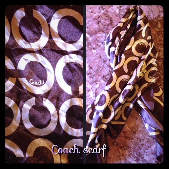 Coach inspired scarf