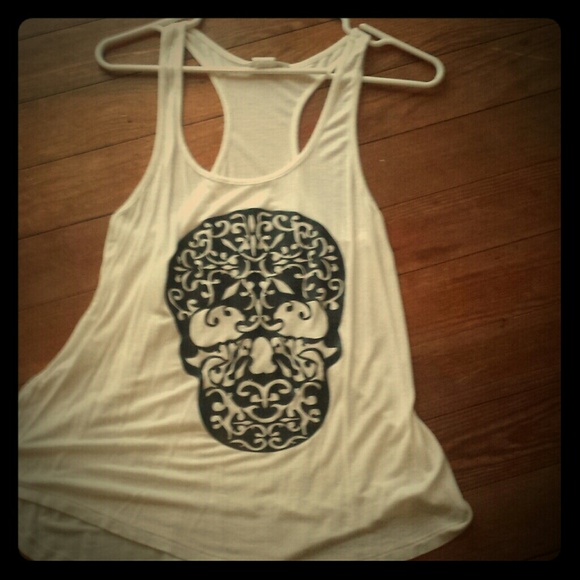 Sugar skull oversized tank