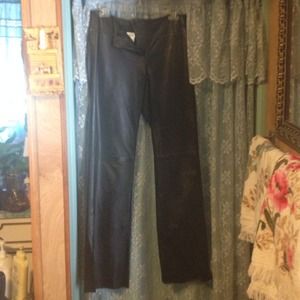 Leather pants