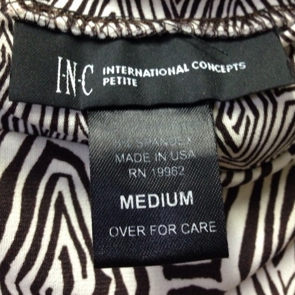 INC. - Tribal Flutter Sleeve Top - Picture 3 of 5