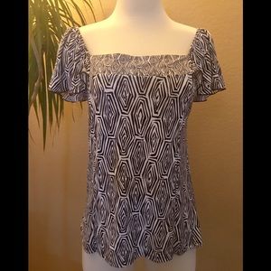 INC. - Tribal Flutter Sleeve Top