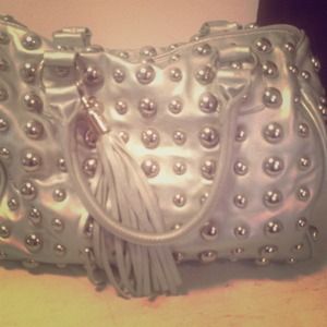 Studded handbag