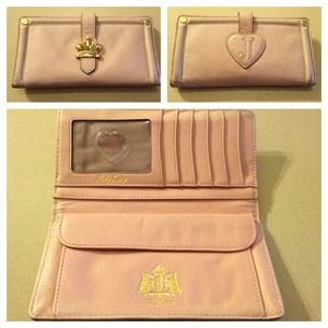 SOLD Juicy Couture pink leather wallet