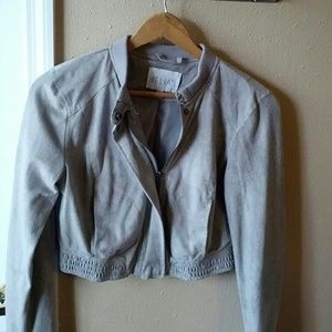 Delia's cropped bomber jacket