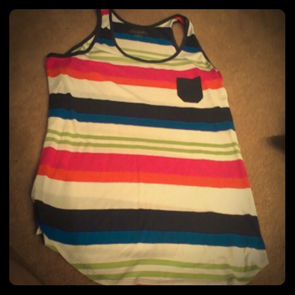 Maurices striped tank top