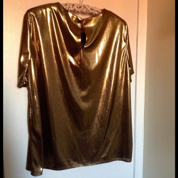 golden blouse - Picture 2 of 2
