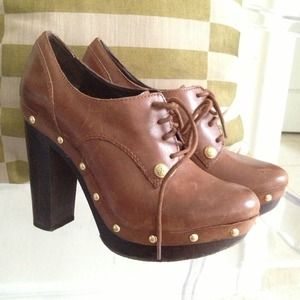 Reserved Brown Leather booties