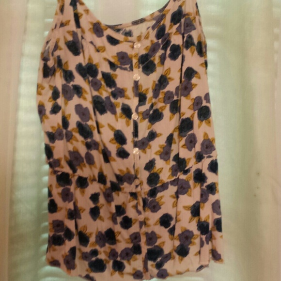 White Floral Tank