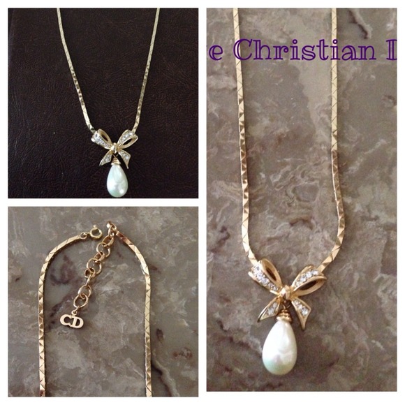 💯✔️Vintage CHRISTIAN DIOR NECKLACE🎉reduced🎉 - Picture 2 of 2