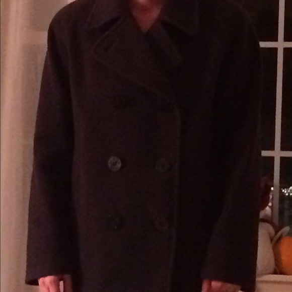 Gray pea coat - Picture 4 of 4