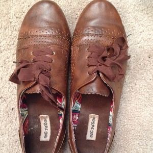Not Rated Cognac Oxfords