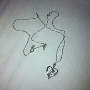 Purple 3 Stone Necklace