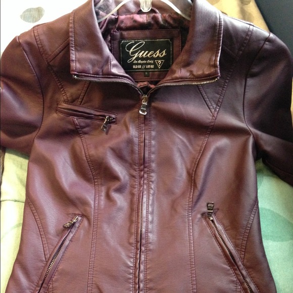 Guess leather jacket sold!!! - Picture 1 of 4