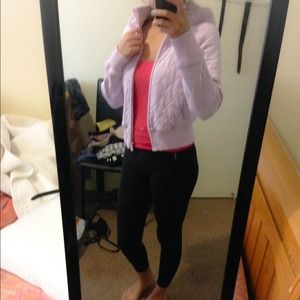 Authentic Bebe jacket/sweater faux fur hoodie !