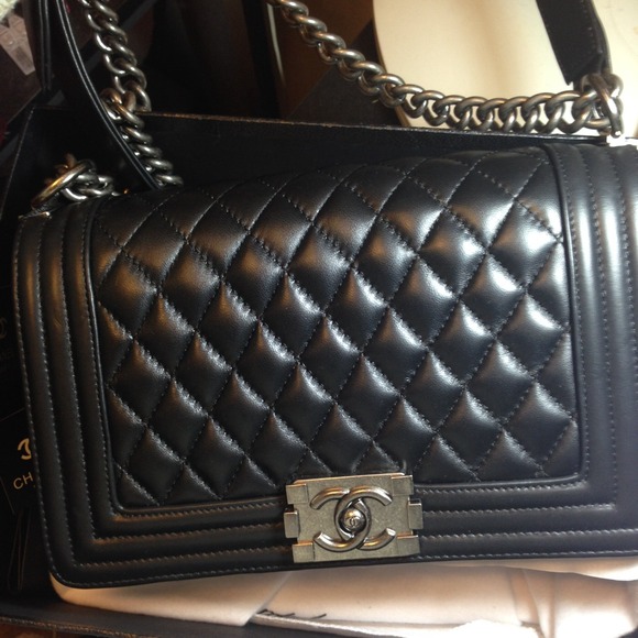Lambskin boy bag