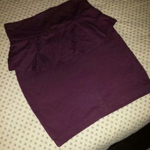 Cotton On peplum skirt