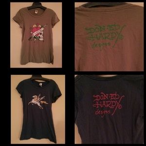 Two pack Ed Hardy T-shirts