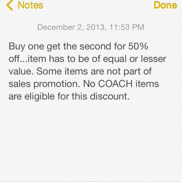 BOGO Sale