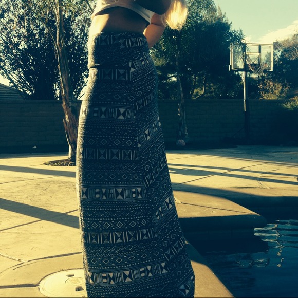 Tribal maxi skirt💗