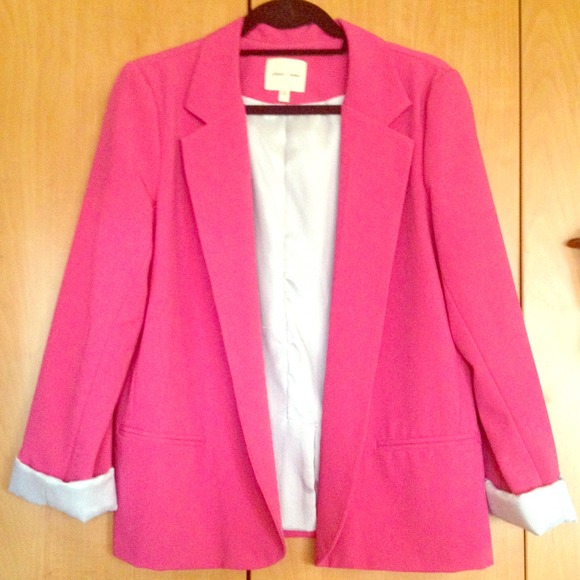 Silence + Noise Pink Blazer from Urban Outfitters