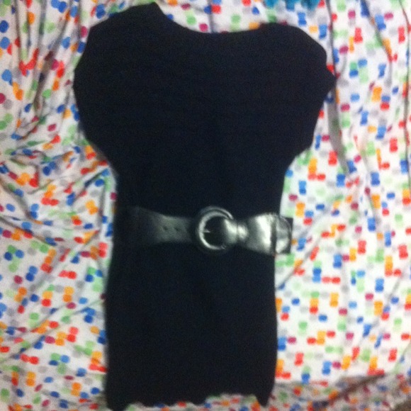 Black sparkly sweater dress. Excellent condition.