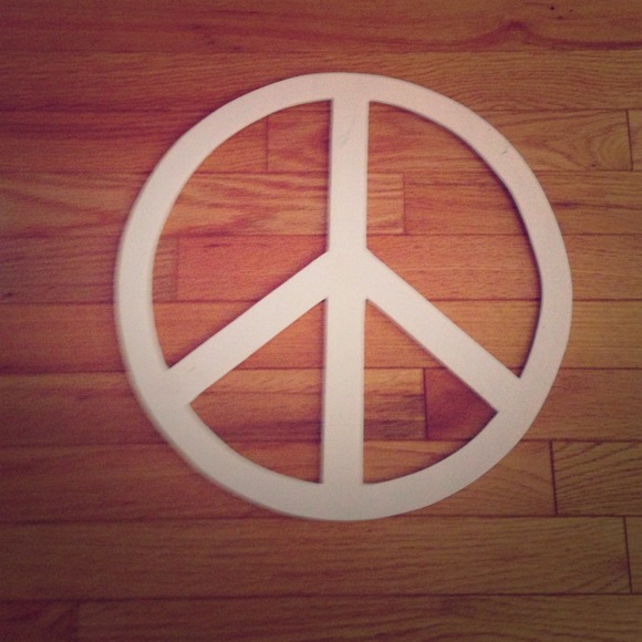 Handmade wooden piece sign
