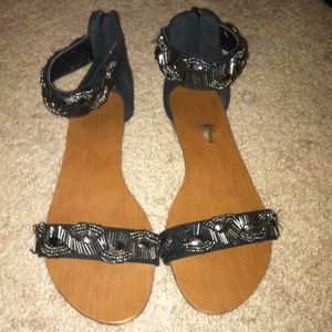 Cute, bling gladiator sandals!