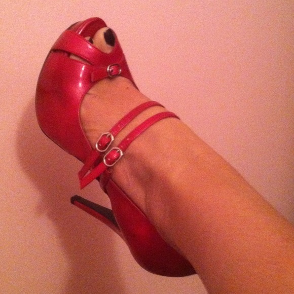 Bakers Peep Toe Mary Janes