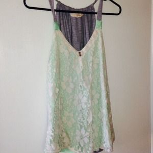 C/b tank top Rewind brand aero jeans Olsen tank