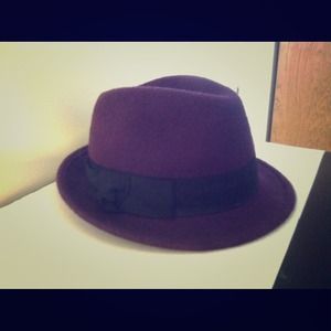 Purple fedora