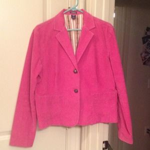 Fuchsia Corduroy Gap Jacket