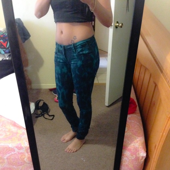 Authentic Express print jeggings 👖❗️❗️ - Picture 1 of 4