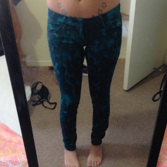 Authentic Express print jeggings 👖❗️❗️ - Picture 2 of 4