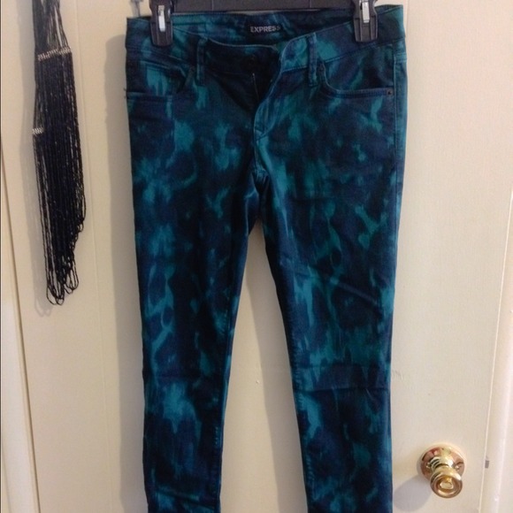 Authentic Express print jeggings 👖❗️❗️ - Picture 3 of 4