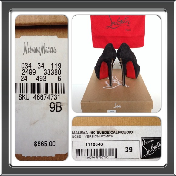 Sold locally‼️$865 AUTHENTIC CHRISTIAN LOUBOUTIN39 - Picture 2 of 4